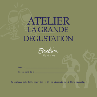 Carte Cadeau Atelier Dégustation